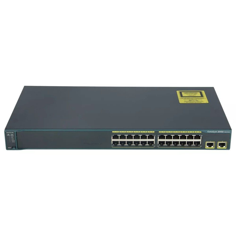 سوئیچ شبکه 24 پورت سیسکو WS-C2960-24TT-L CISCO استوک کارکرده