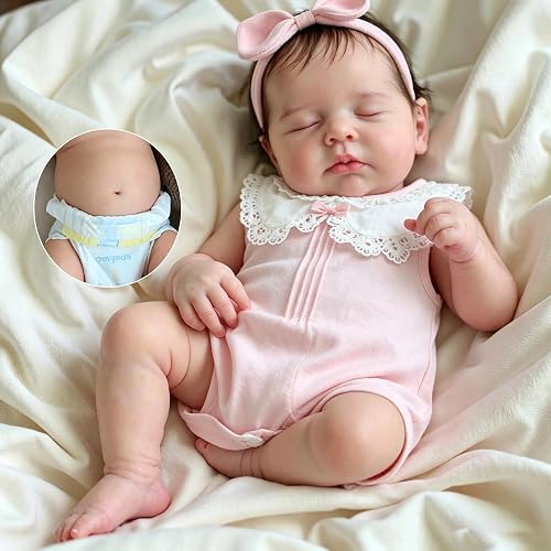 Zero Pam Reborn Baby Dolls سیلیکونی دختر تمام بدن با چشمان