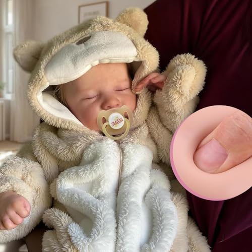 Lifelike Reborn BABESIDE Baby Dolls Boy بدن نرم 17 اینچی
