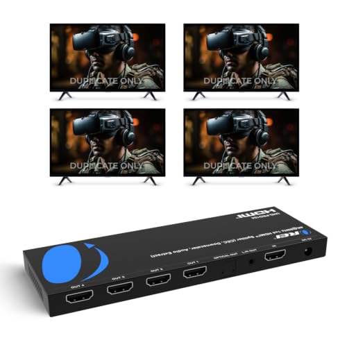 اسپلیتر HDMI چهار خروجی OREI با پشتیبانی @60Hz و