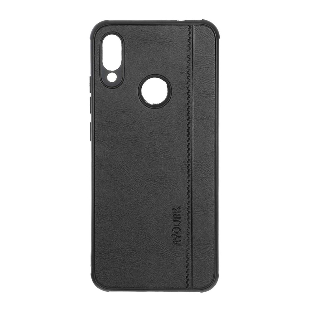 قاب طرح چرم RYOURK مدل Xiaomi Redmi Note 7 / Note 7 Pro / Note 7s – مشکی