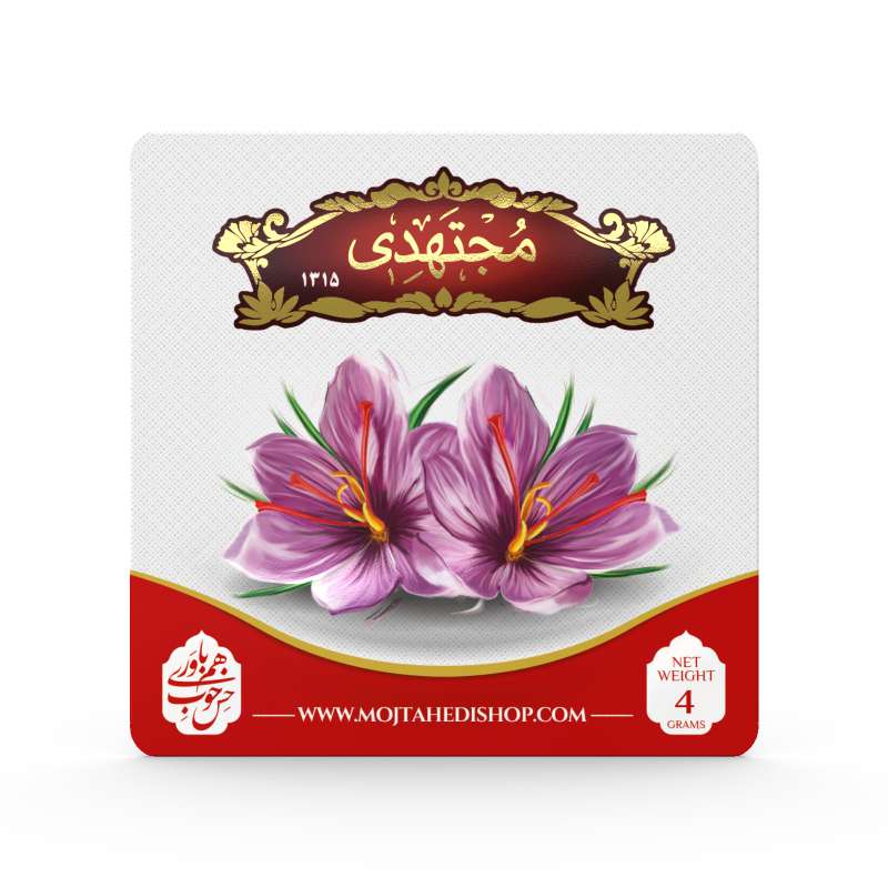 Mojtahedi Sargol Saffron Sachet, 4 g