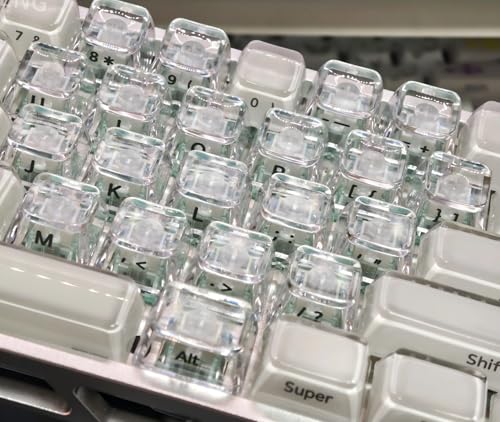 XVX 21Keys OHY Profile MDA Clear Keycaps، کاراکترهای چاپ