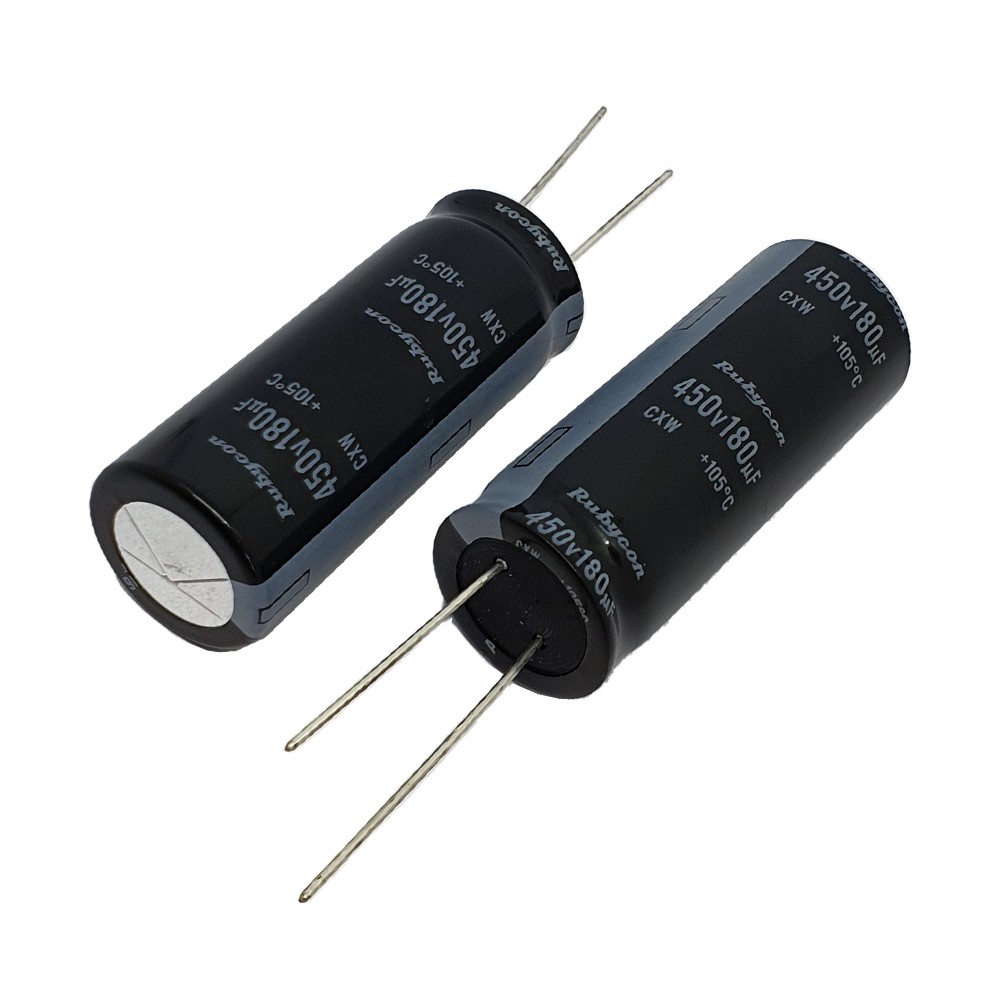 خازن الکترولیت RUBYCON 18x46 180uF-450V