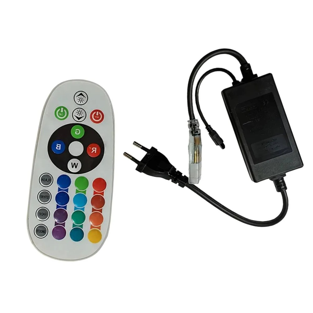 ریموت کنترل rgb هفت رنگ مناسب ریسه rgb