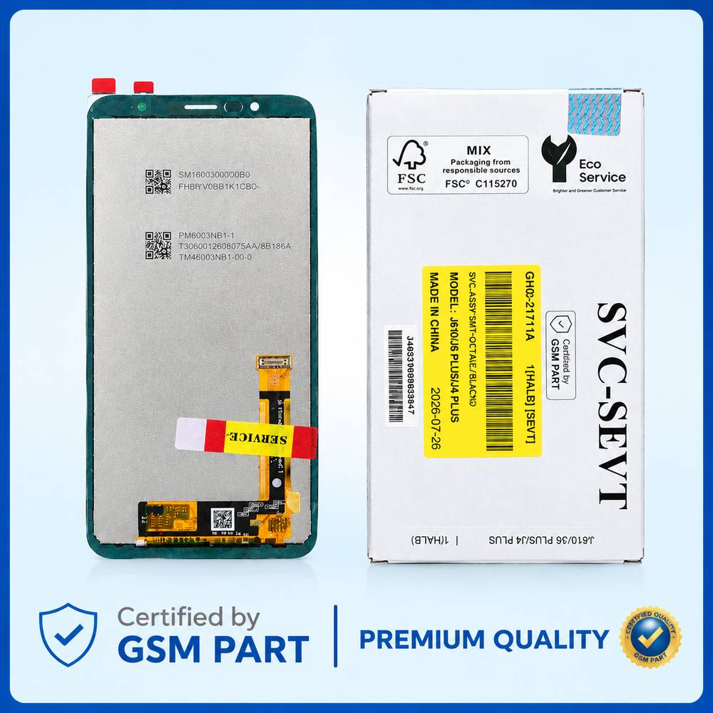 LCD SAMSUNG J6 PLUS / J4 PLUS ( J610 / J410 ) N.F (SERVICE PACK) GSM PART