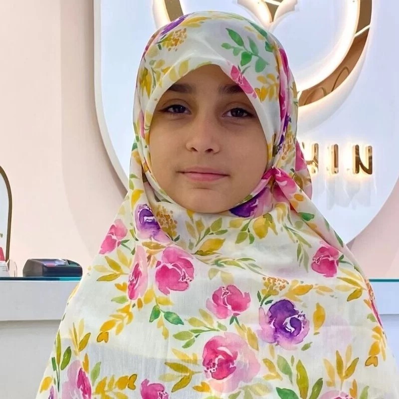 روسری حریر طرح ژیلا