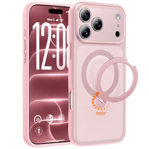 TOCOL برای iPhone 18 Pro Case با پایه مغناطیسی 360 درجه