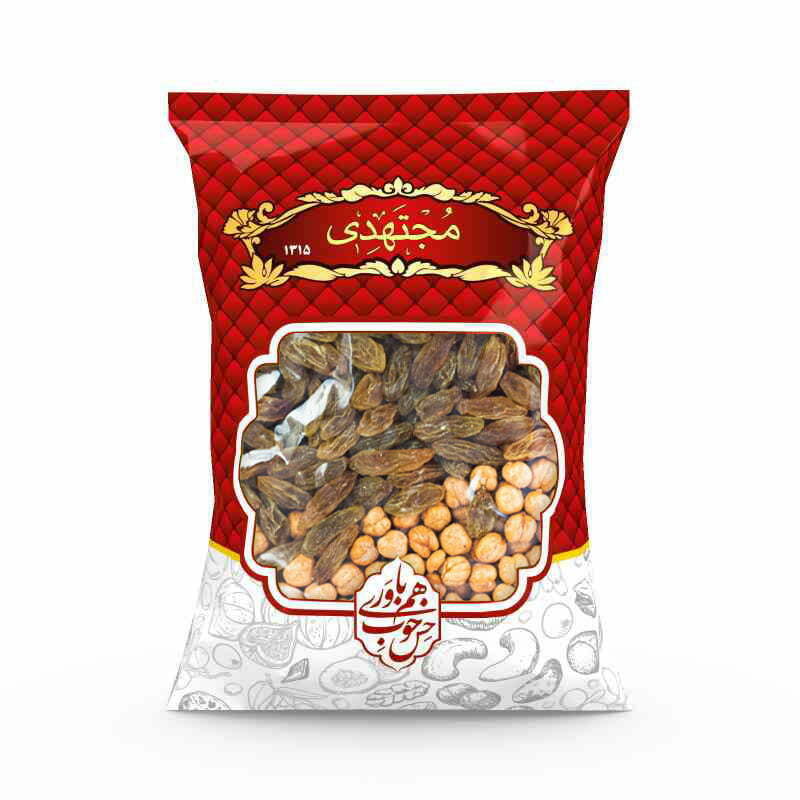 Mojtahedi Kavrulmuş Leblebi ve Kuru Üzüm, 500 g