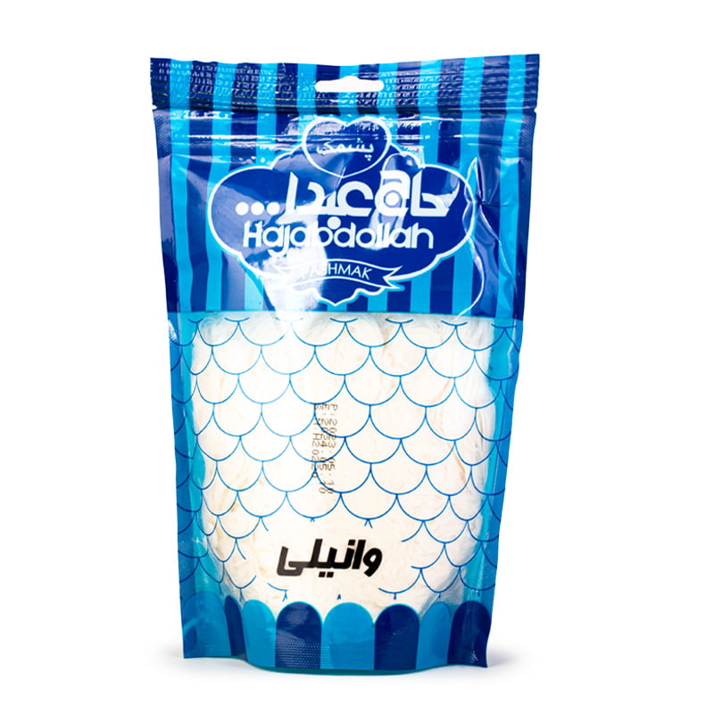 Pashmak de vainilla Haj Abdollah, bolsa zip de 180 g