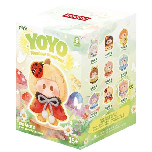 YOYO Flower MINISO Field Poff Box Blind Box Mystery Toy سری