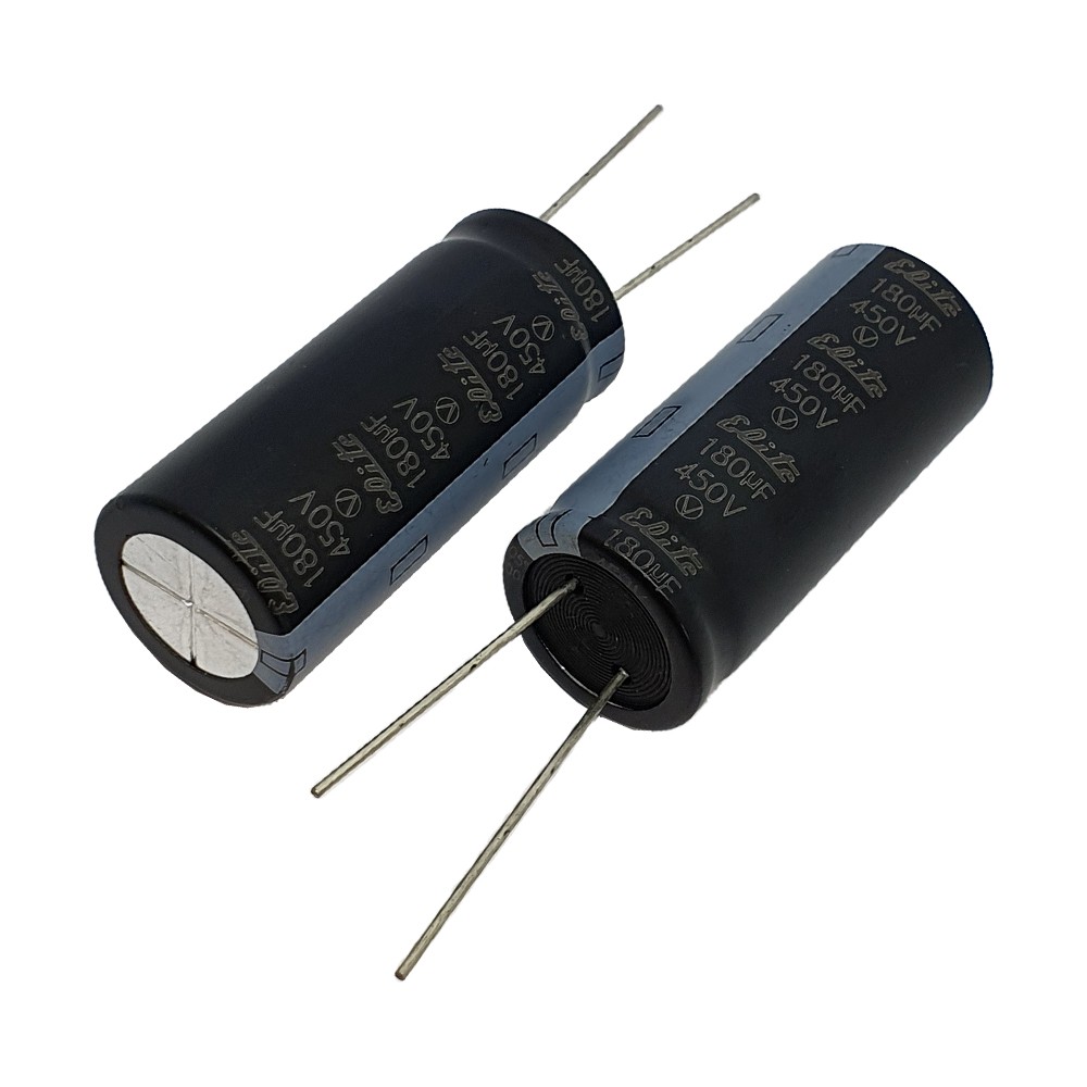 خازن الکترولیت ELITE 18x42 180uF-450V