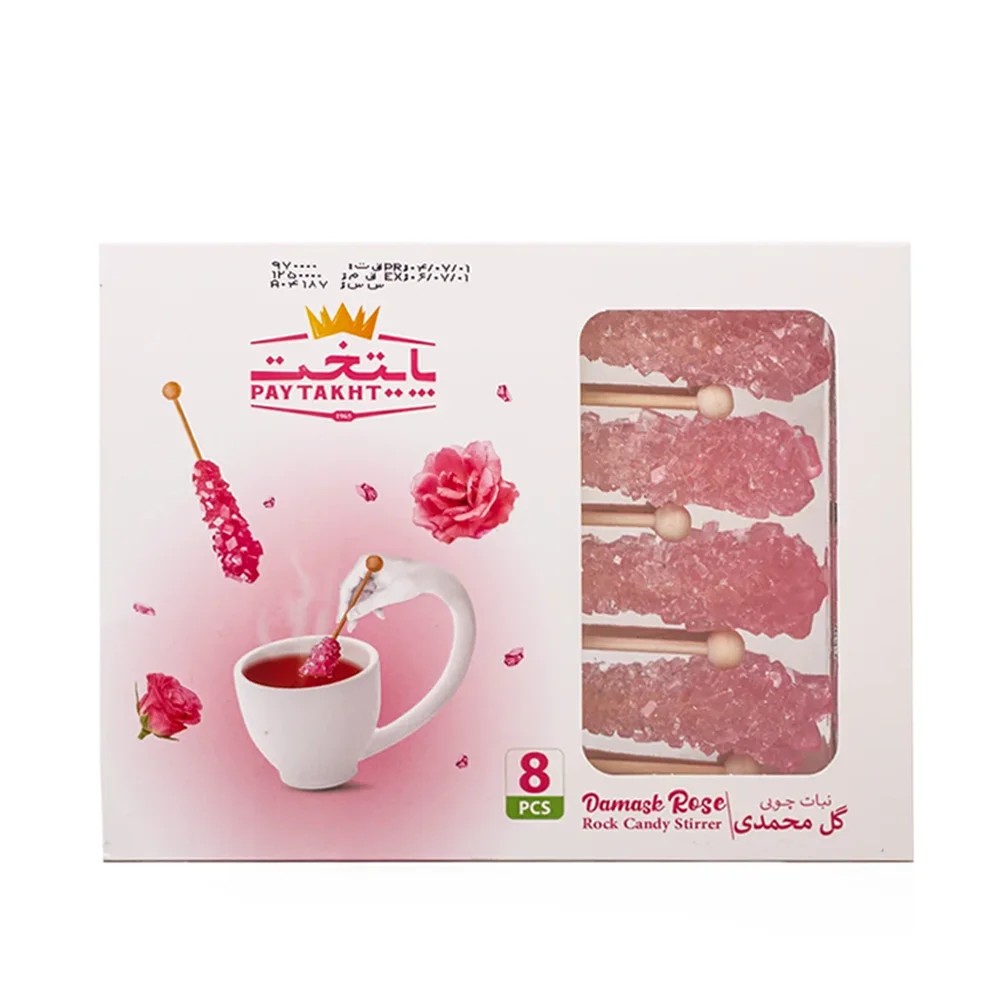 Paytakht Damask Rose Nabat Sticks, 120 g