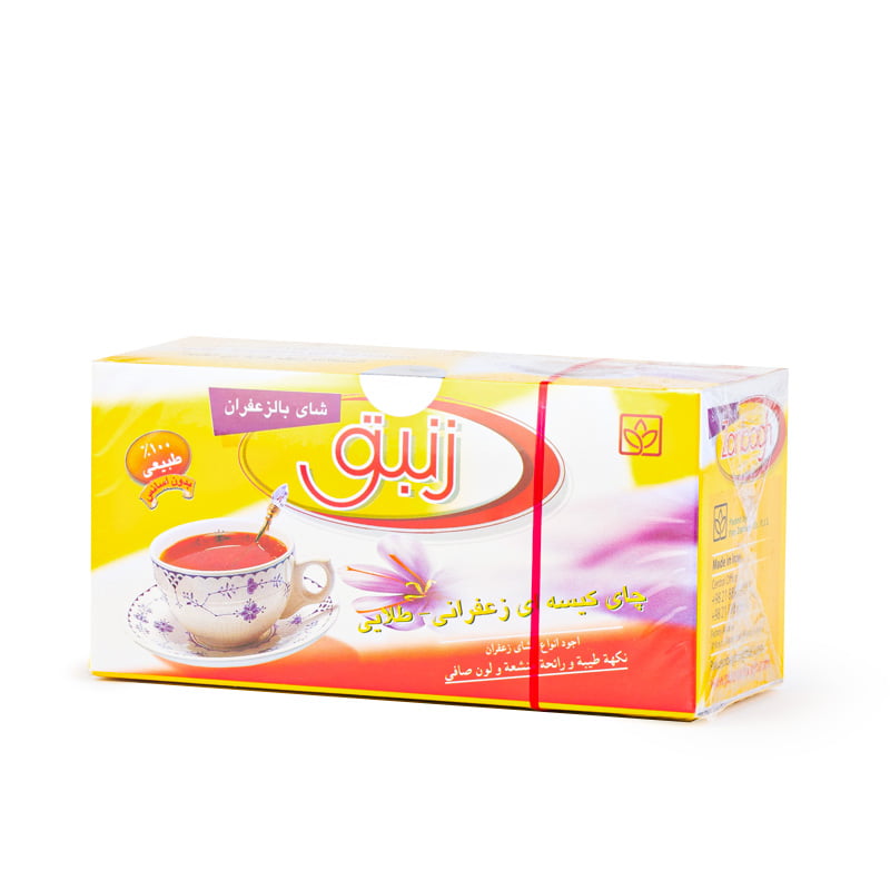 Zanbagh Safran-Teebeutel, 20er-Packung