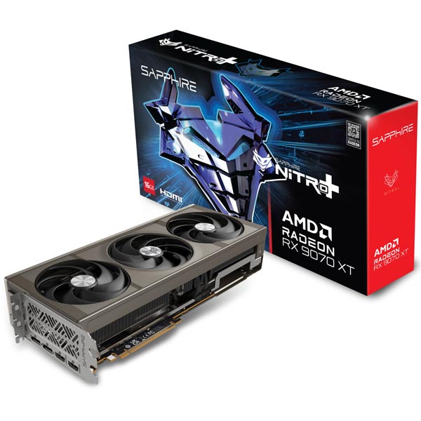 کارت گرافیک RX 9070 XT SAPPHIRE AMD NITRO+ OC 16GB