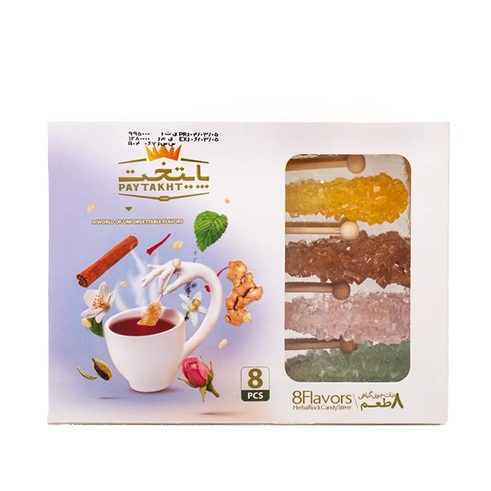 Paytakht Herbal Nabat Sticks, 8 Flavors