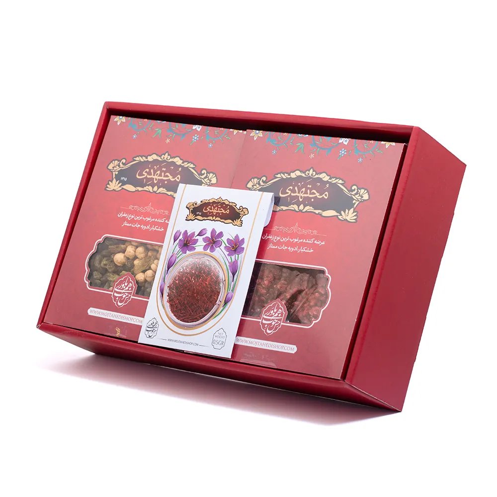 Mojtahedi Half Gram Saffron Gift Box