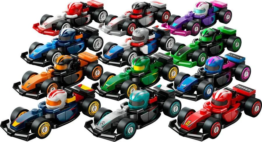 لگو Iconic F1 Collectible Race Cars کد 71049