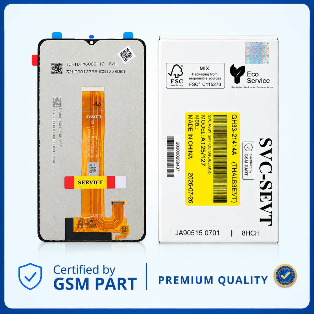 LCD SAMSUNG A12 (A127 / A125) (FULL) N.F (SERVICE PACK) LCD SAMSUNG A12 (A127 / A125) (FULL) N.F (SERVICE PACK)