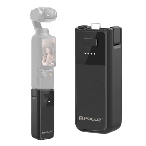 سازگار برای PULUZ دستگیره باتری DJI Osmo Pocket 4P 4 3