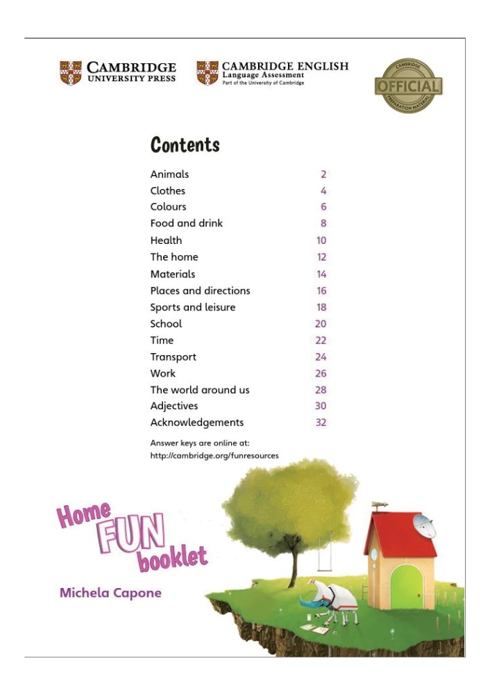 کتاب FUN for Flyers Home Booklet 6 (کتابچه خانگی سرگرمی برای آزمون Flyers، شماره ۶) نسخه انگلیسی PDF