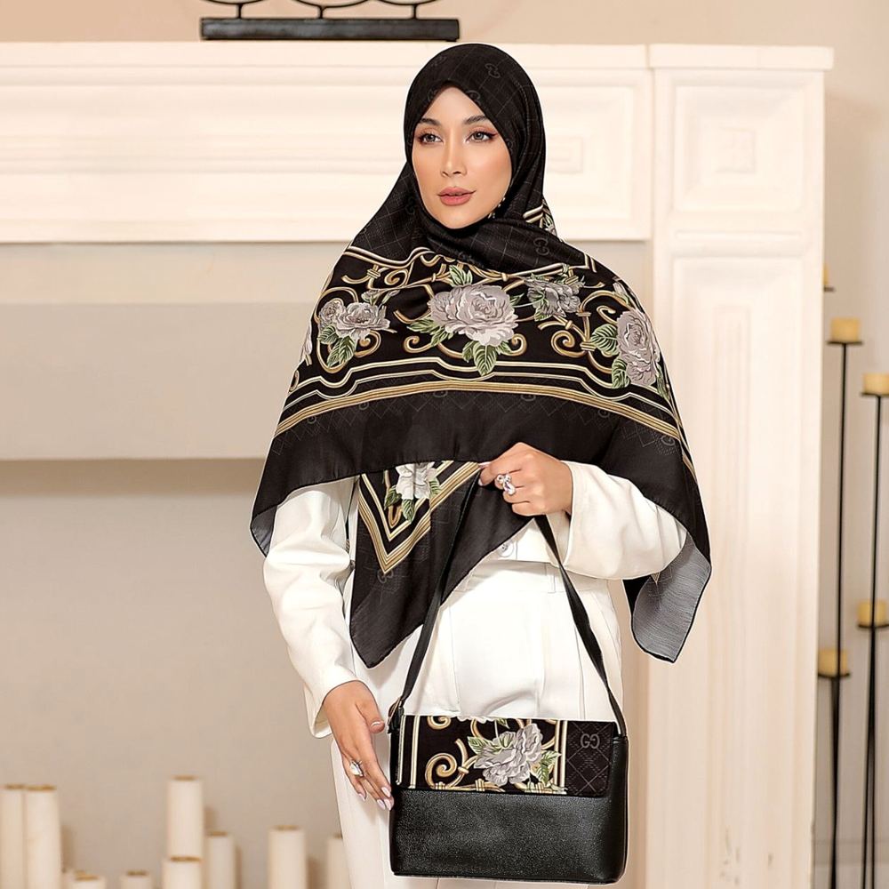 ست کیف و روسری مدل آیدا طرح گوچی کد 449