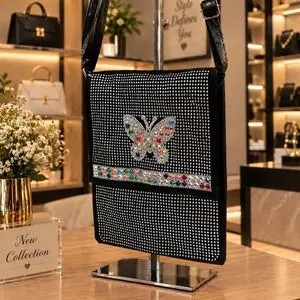 کیف نگین کاری پروانه