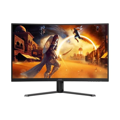 مانیتور AOC گیمینگ 32 اینچی خمیده VA سریع ، 2560×1440، 180