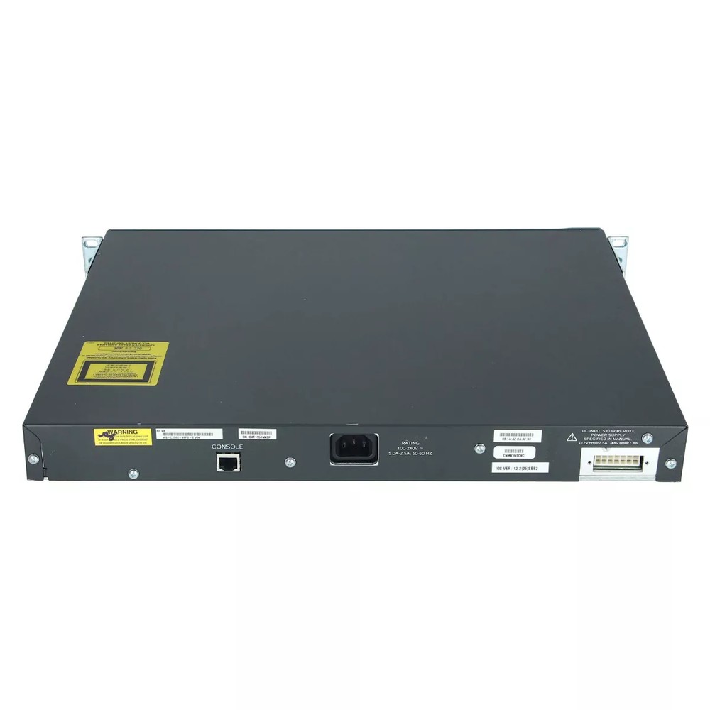 سوئیچ شبکه سیسکو 48 پورت WS-C3560-48PS-S CISCO WS-C3560-48PS-S استوک کارکرده