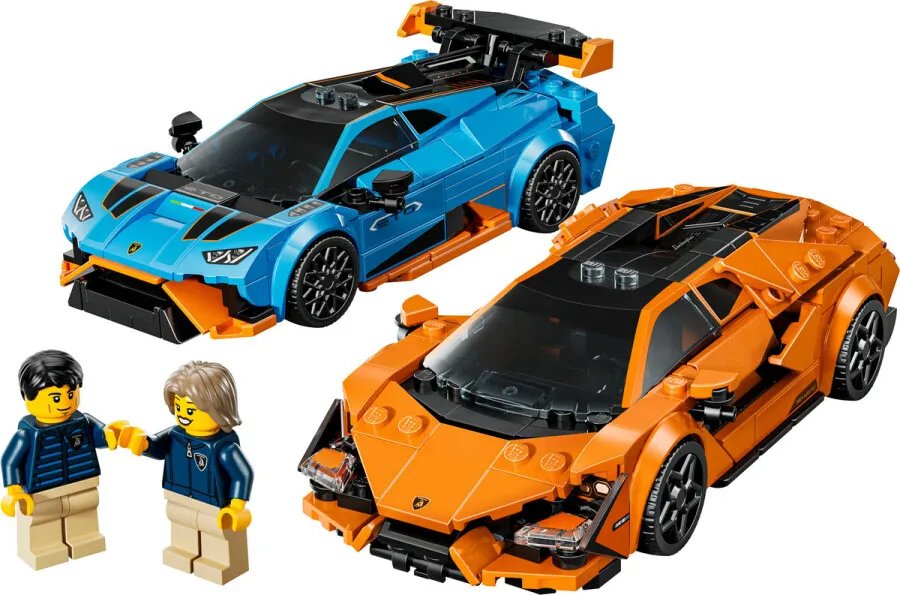 لگو Speed Champions Lamborghini Revuelto and Huracán STO کد 77238