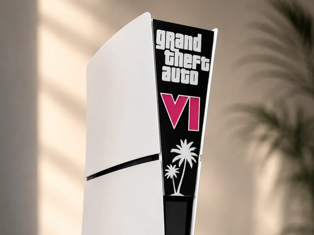 کاور مرکزی ps5 اسلیم طرح GTA 6 کد 371
