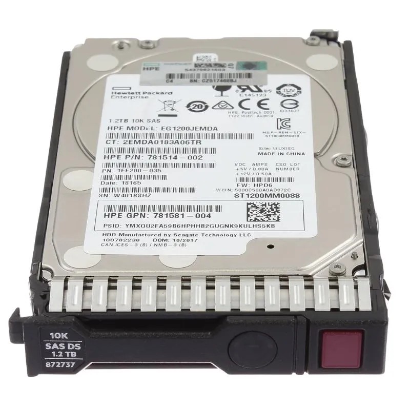 هارد سرور SAS HP 1.2TB 10K