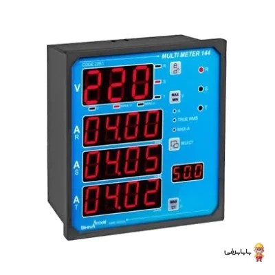 مولتی متر تابلویی 144 شیوا امواج مدل MME-6000A کد 22E1