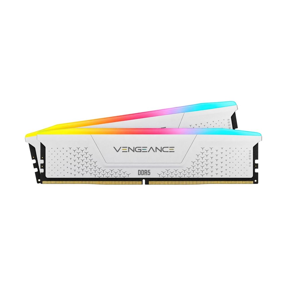 Corsair Vengeance RGB RS DDR5 32GB Dual 5200MHz CL40 – White