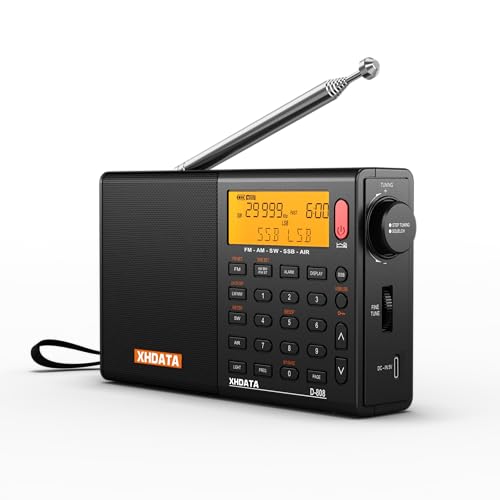رادیو دیجیتال XHDATA AM FM SW LW رادیو موج کوتاه SSB RDS