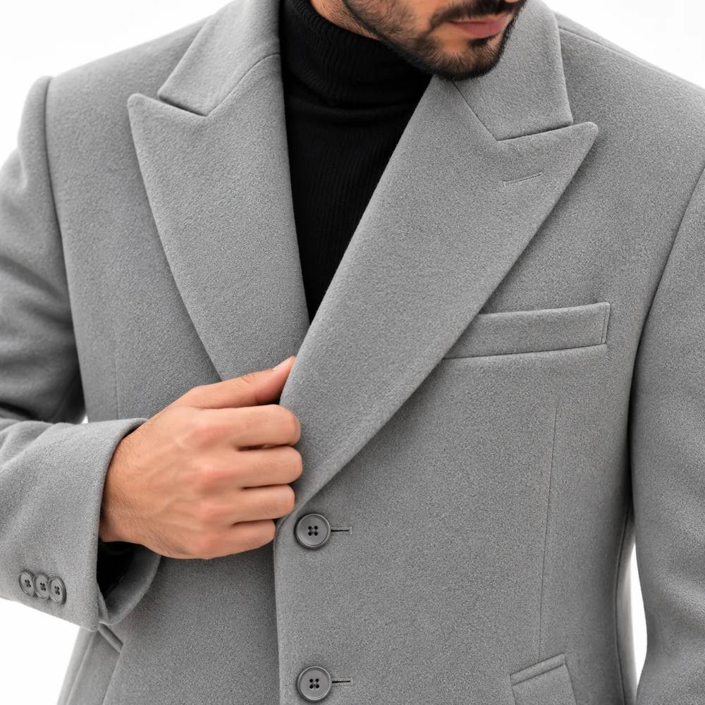 پالتو پشمی برند ZARA خاکستری