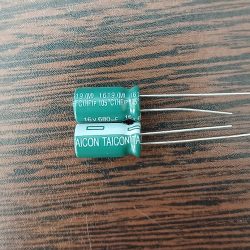 TAICON 16V 680uF – خازن 680 میکرو فاراد 16 ولت سری HF