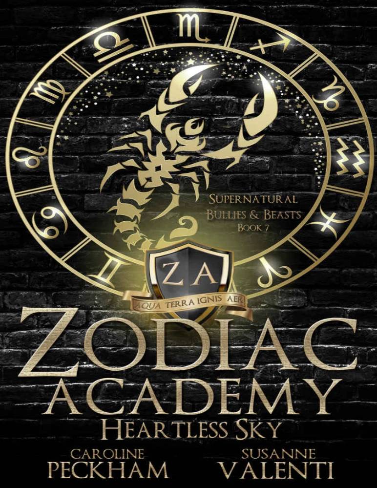 کتاب آکادمی زودیاک ۷: او (Zodiac Academy 7: Heartless Sky) نسخه انگلیسی PDF | کارولین پکهم و سوزان والنتی