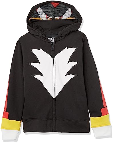 SEGA پسران Sonic the Hedgehog Shadow Costume Zip Up Fleece
