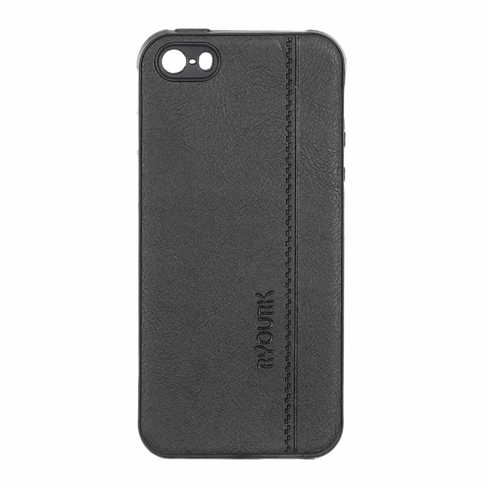 قاب طرح چرم RYOURK مدل Apple iPhone 5 / iPhone 5S - بنفش