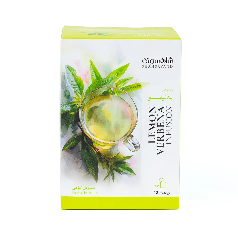 Shahsavand Lemon Verbena Herbal Tea, 12 Tea Bags
