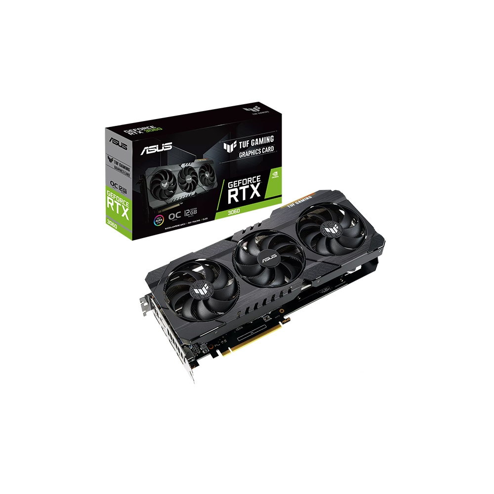 کارت گرافیک ایسوس ASUS TUF Gaming GeForce RTX 3060 OC Edition 12GB