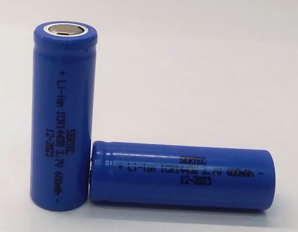 باطری لیتیوم یون SERTEC 14430 3.7 600mah