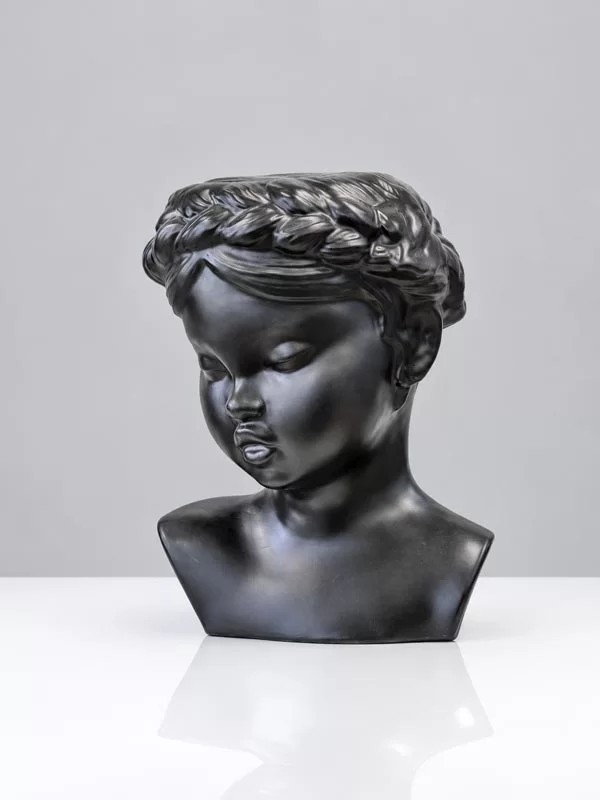 گلدان سرامیک رخ دختر