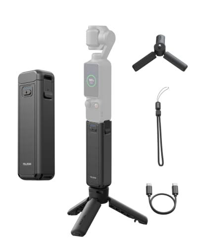 دسته باتری TELESIN برای DJI Osmo Pocket 4P 4 3 Xtra Muse