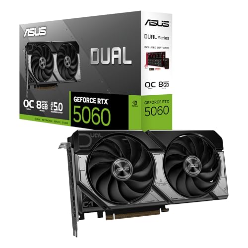 کارت گرافیک ایسوس ASUS Dual GeForce RTX 5060 OC 8G GDDR7