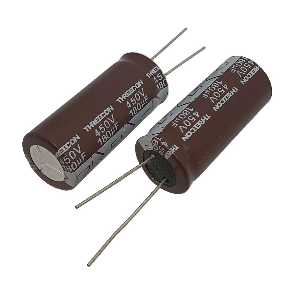 خازن الکترولیت THREECON 18x42 180uF-450V