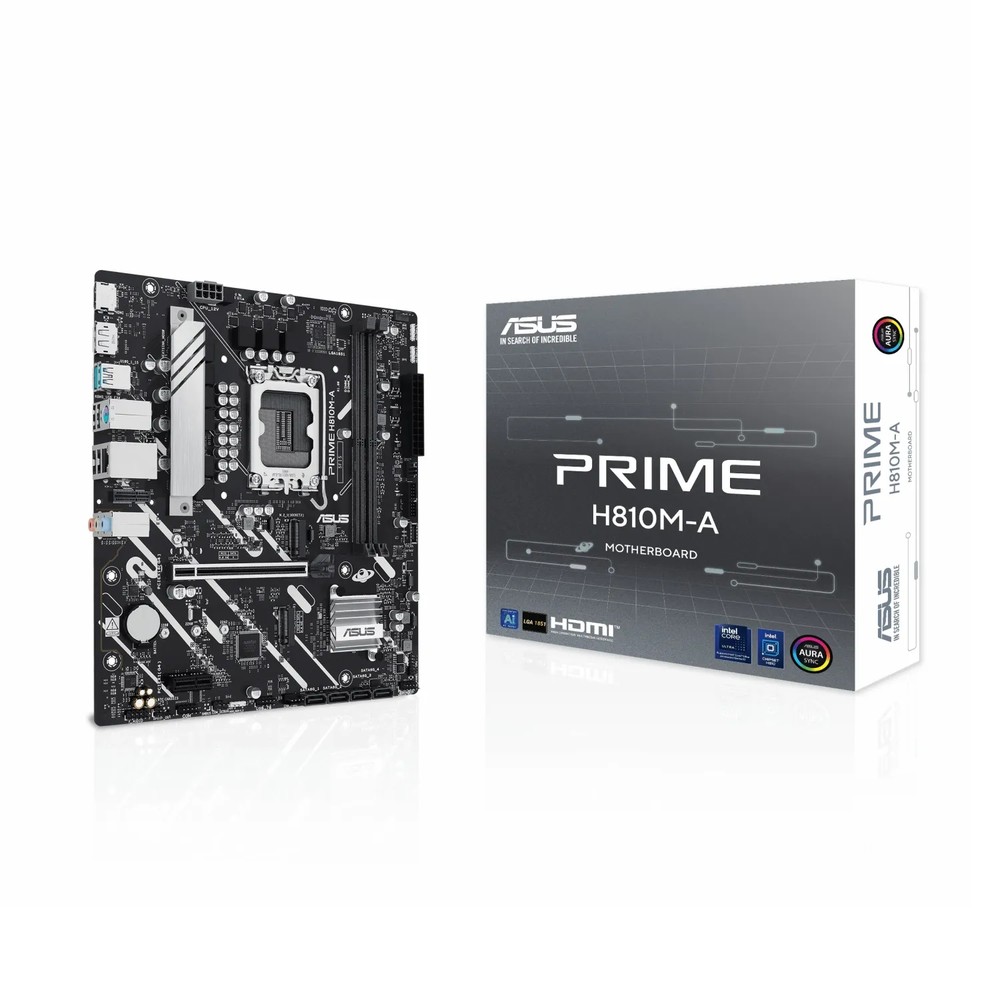 مادربرد ایسوس PRIME H810M-A CSMسوکت LGA1851 چیپست H810 حافظه DDR5 | ASUS PRIME H810M-A LGA1851 H810 DDR5 Motherboard