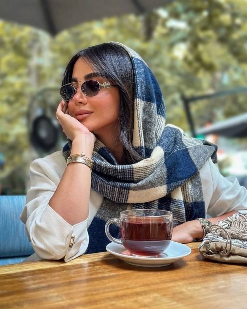 شال موهر zara navy