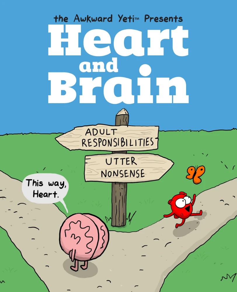 کتاب قلب و مغز (Heart and Brain) نسخه انگلیسی PDF | ناشناس